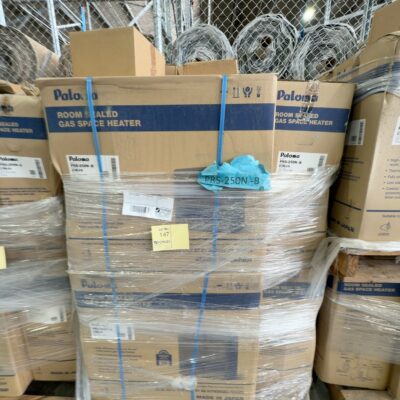 PALLET OF PALOMA GAS SPACE HEATERS SOLD AS IS NO WARRANTY