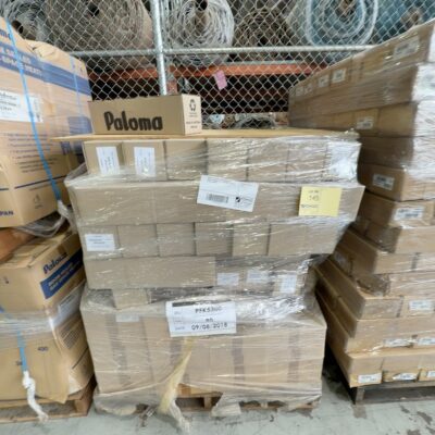 PALLET OF PALOMA GAS HEATER CO AX DIRECT THROUGH WALL ACCESSORY, SOLD AS IS NO WARRANTY