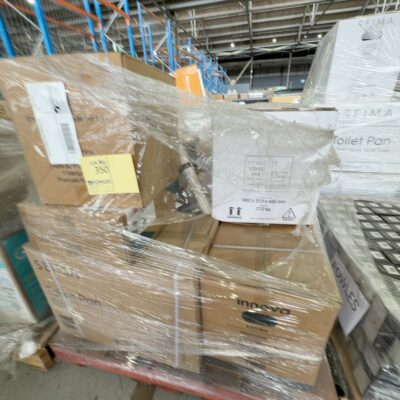 PALLET OF ASSORTED TOILET PANS SOLD AS IS PALLET OF ASSORTED TOILET PANS SOLD AS IS
