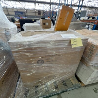 PALLET OF SHAVING CABINETS, BLANCO SINK & URINALS, SOLD AS IS PALLET OF SHAVING CABINETS, BLANCO SINK & URINALS, SOLD AS IS