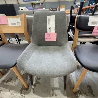 SAMPLE - GREY DINING CHAIR SOLD AS IS