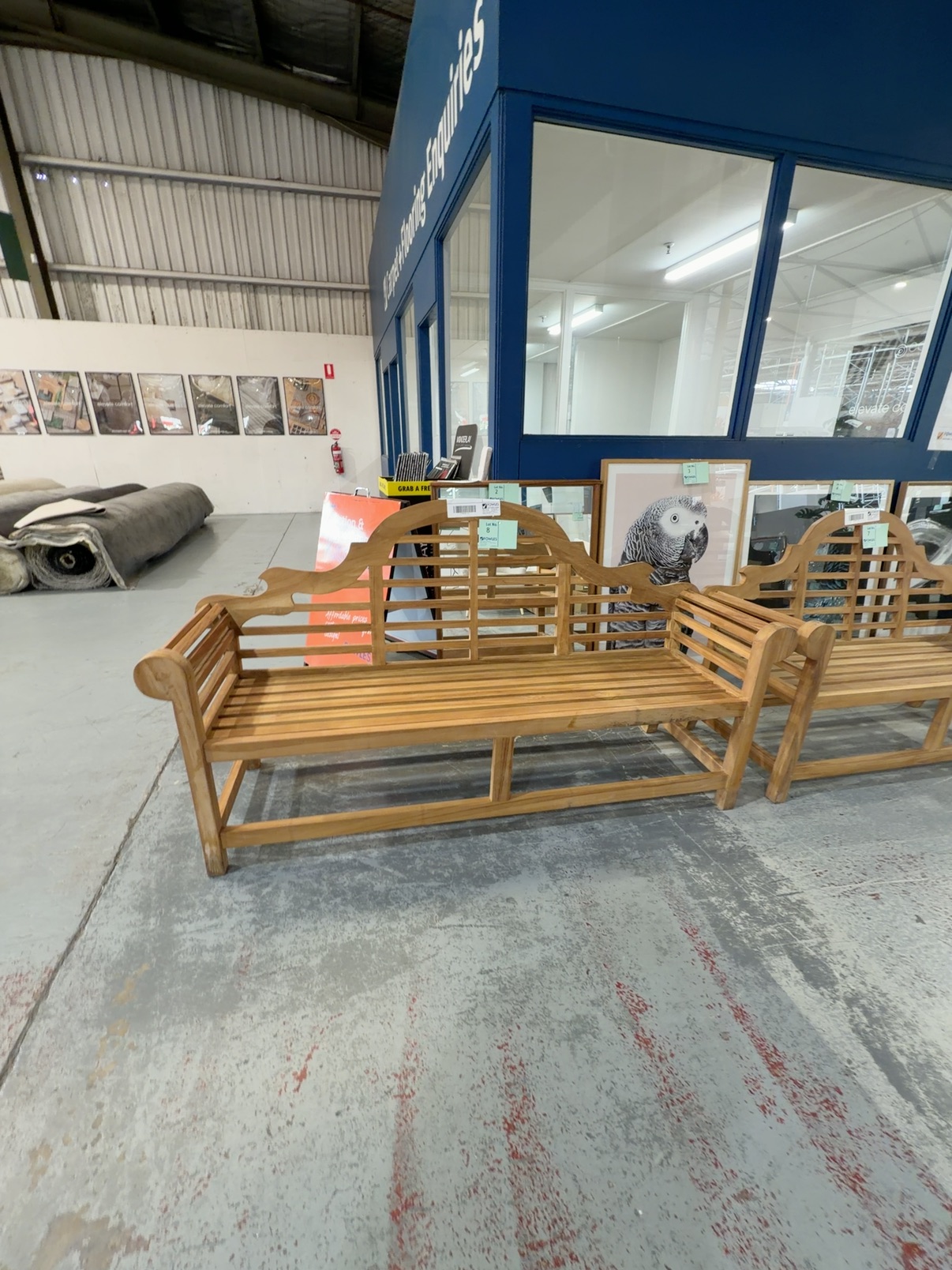 NEW MARLBORO PLANTATION TEAK GARDEN BENCH 1800MM RRP$1390 NEW MARLBORO PLANTATION TEAK GARDEN BENCH 1800MM RRP$1390