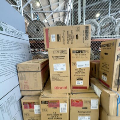 PALLET OF RINNAI GAS SPACE HEATERS SOLD AS IS NO WARRANTY