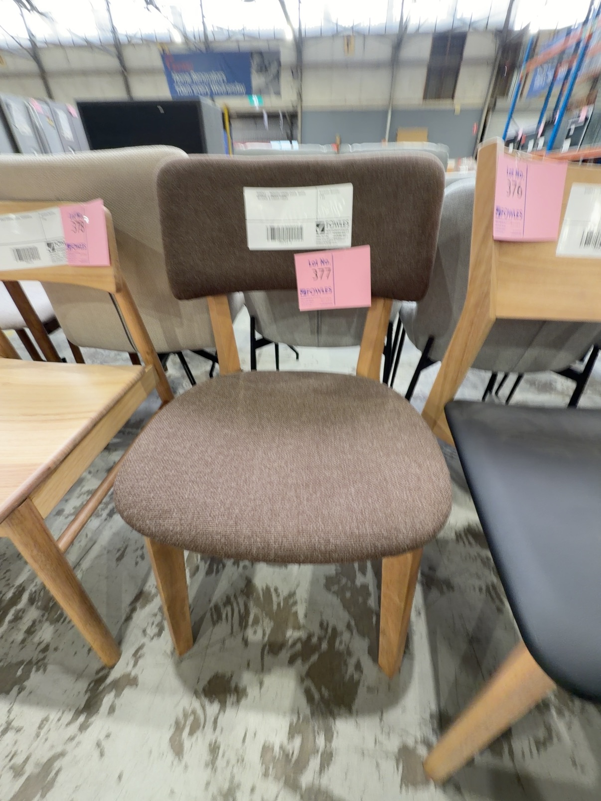 SAMPLE - MOSCOW DINING CHAIR, MARRI NATURAL & CINDER FABRIC SAMPLE - MOSCOW DINING CHAIR, MARRI NATURAL & CINDER FABRIC