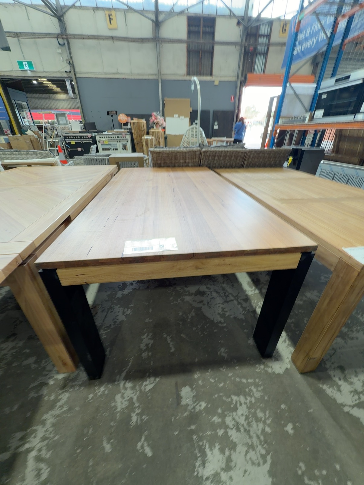 EX DISPLAY COWEN 2000MM MESSMATE TIMBER DINING TABLE SOLD AS IS EX DISPLAY COWEN 2000MM MESSMATE TIMBER DINING TABLE SOLD AS IS