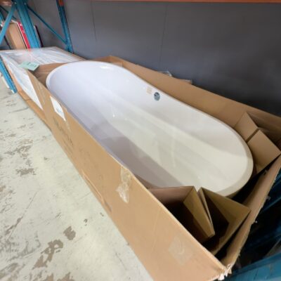 NEW NOVA 1700MM FREESTANDING WHITE ACRYLIC BATH SY-128-170 NEW NOVA 1700MM FREESTANDING WHITE ACRYLIC BATH SY-128-170