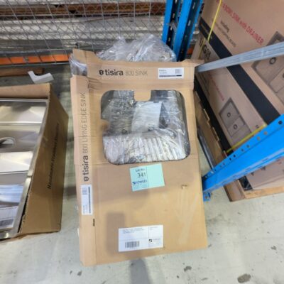 NEW TISIRA TSLE800R LIVING EDGE SINK, 800MM, SINGLE BOWL LEFT HAND SIDE, RIGHT HAND DRAINER, S/STEEL NEW TISIRA TSLE800R LIVING EDGE SINK, 800MM, SINGLE BOWL LEFT HAND SIDE, RIGHT HAND DRAINER, S/STEEL