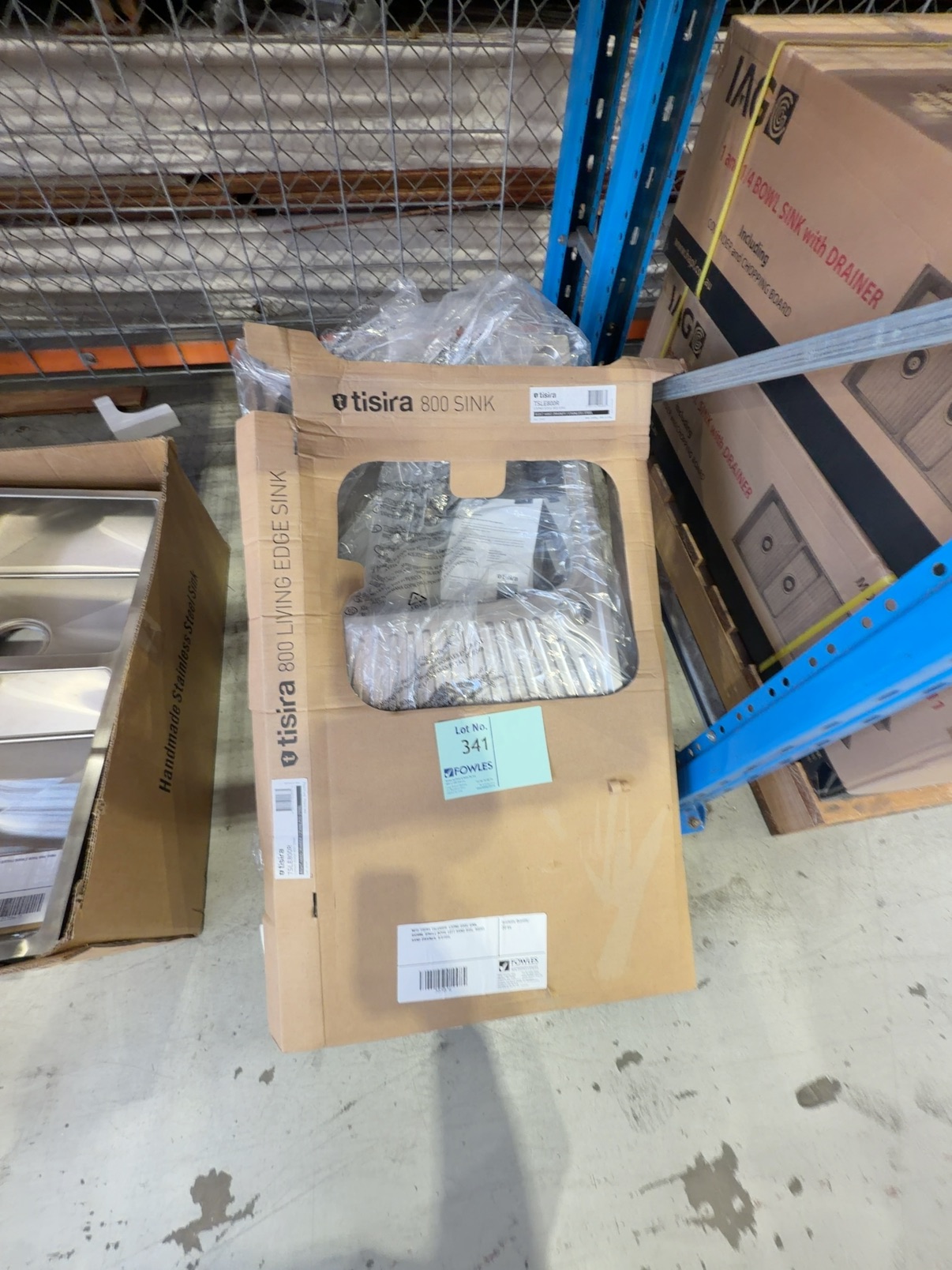 NEW TISIRA TSLE800R LIVING EDGE SINK, 800MM, SINGLE BOWL LEFT HAND SIDE, RIGHT HAND DRAINER, S/STEEL NEW TISIRA TSLE800R LIVING EDGE SINK, 800MM, SINGLE BOWL LEFT HAND SIDE, RIGHT HAND DRAINER, S/STEEL