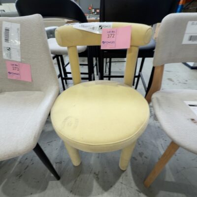 EX HIRE - YELLOW BAR CHAIR SOLD AS IS EX HIRE - YELLOW BAR CHAIR SOLD AS IS