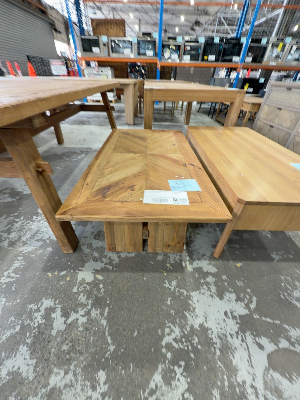 NEW AMALFI ELROI RECLAIMED PINE RUSTIC COFFEE TABLE RRP$1099 NEW AMALFI ELROI RECLAIMED PINE RUSTIC COFFEE TABLE RRP$1099