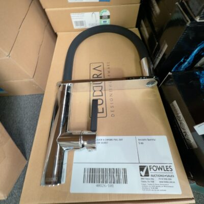 NEW SILAS BLACK & CHROME PULL OUT KITCHEN MIXER SIL0001 NEW SILAS BLACK & CHROME PULL OUT KITCHEN MIXER SIL0001