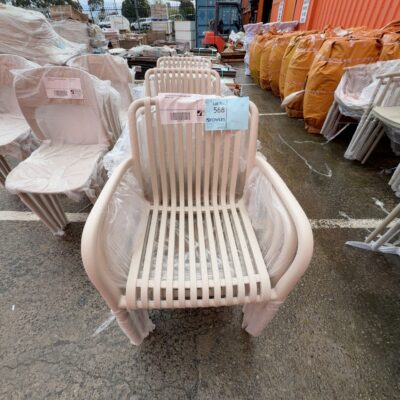 NEW AIRLIE SAND OUTDOOR DINING CHAIRS RRP$87 EACH NEW AIRLIE SAND OUTDOOR DINING CHAIRS RRP$87 EACH