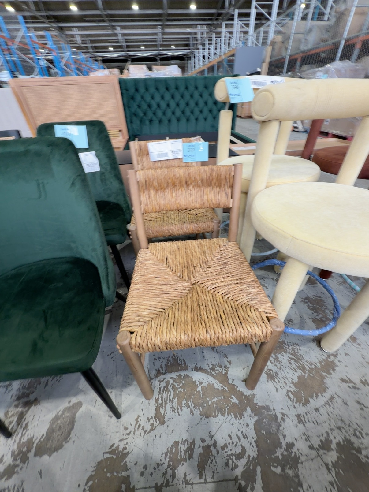 NEW NADIA RUSH DINING CHAIR RRP$225 EACH NEW NADIA RUSH DINING CHAIR RRP$225 EACH