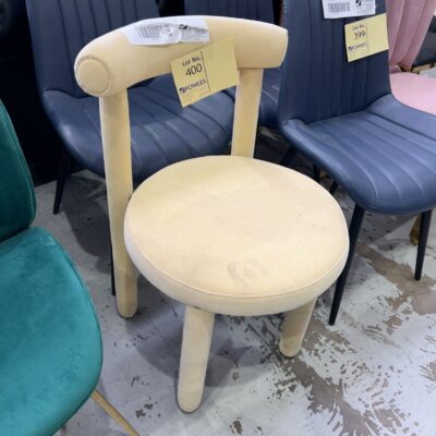 EX HIRE - YELLOW BAR CHAIR SOLD AS IS EX HIRE - YELLOW BAR CHAIR SOLD AS IS