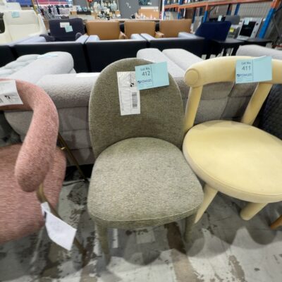 SAMPLE - ERICA ROSEMARY BOULCE DINING CHAIR, SOLD AS IS SAMPLE - ERICA ROSEMARY BOULCE DINING CHAIR, SOLD AS IS