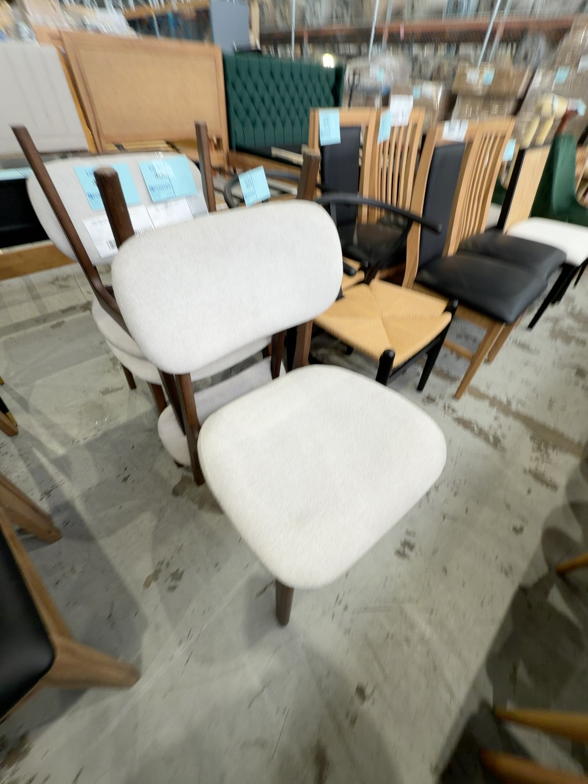 SAMPLE DAKOTA CHAIR, SMOKE TIMBER, CYGNET FABRIC SOLD AS IS SAMPLE DAKOTA CHAIR, SMOKE TIMBER, CYGNET FABRIC SOLD AS IS