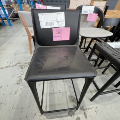 SAMPLE - HUELL BAR STOOL, BLACK SAMPLE - HUELL BAR STOOL, BLACK