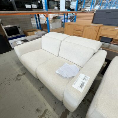 EX DISPLAY SOCHI 2 SEATER COUCH, ELECTRIC RECLINER, POWERED HEADREST, SOLD AS IS EX DISPLAY SOCHI 2 SEATER COUCH, ELECTRIC RECLINER, POWERED HEADREST, SOLD AS IS