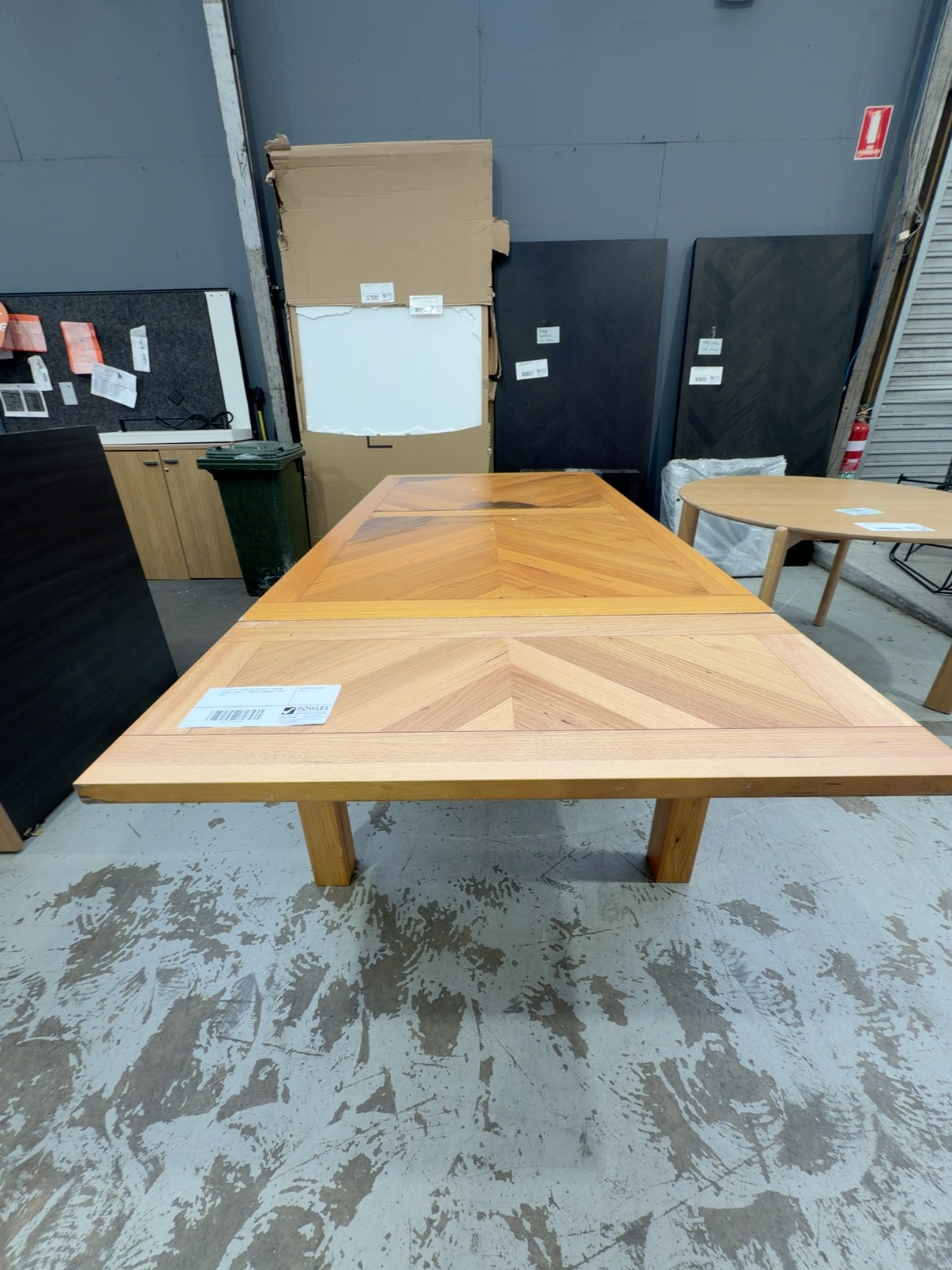 EX DISPLAY FLINDERS 1800MM EXTENSION DINING TABLE - **WATER DAMAGED** SOLD AS IS EX DISPLAY FLINDERS 1800MM EXTENSION DINING TABLE - **WATER DAMAGED** SOLD AS IS