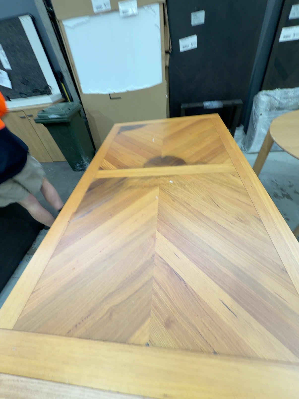 EX DISPLAY FLINDERS 1800MM EXTENSION DINING TABLE - **WATER DAMAGED** SOLD AS IS EX DISPLAY FLINDERS 1800MM EXTENSION DINING TABLE - **WATER DAMAGED** SOLD AS IS
