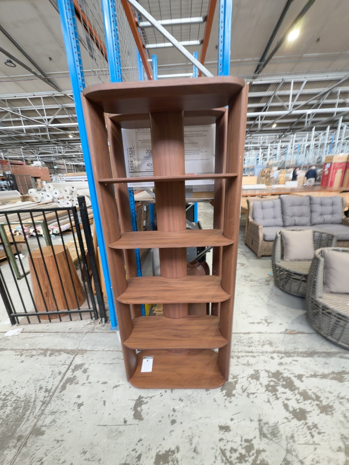 EX DISPLAY MEKO WALNUT NATURAL BOOKCASE 850MM SOLD AS IS EX DISPLAY MEKO WALNUT NATURAL BOOKCASE 850MM SOLD AS IS