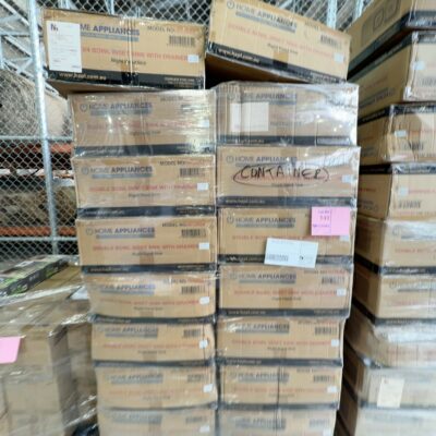 PALLET X QTY 18 APPROX ARC IS12RS4 DOUBLE BOWL SINK, LEFT HAND DRAINER PALLET X QTY 18 APPROX ARC IS12RS4 DOUBLE BOWL SINK, LEFT HAND DRAINER