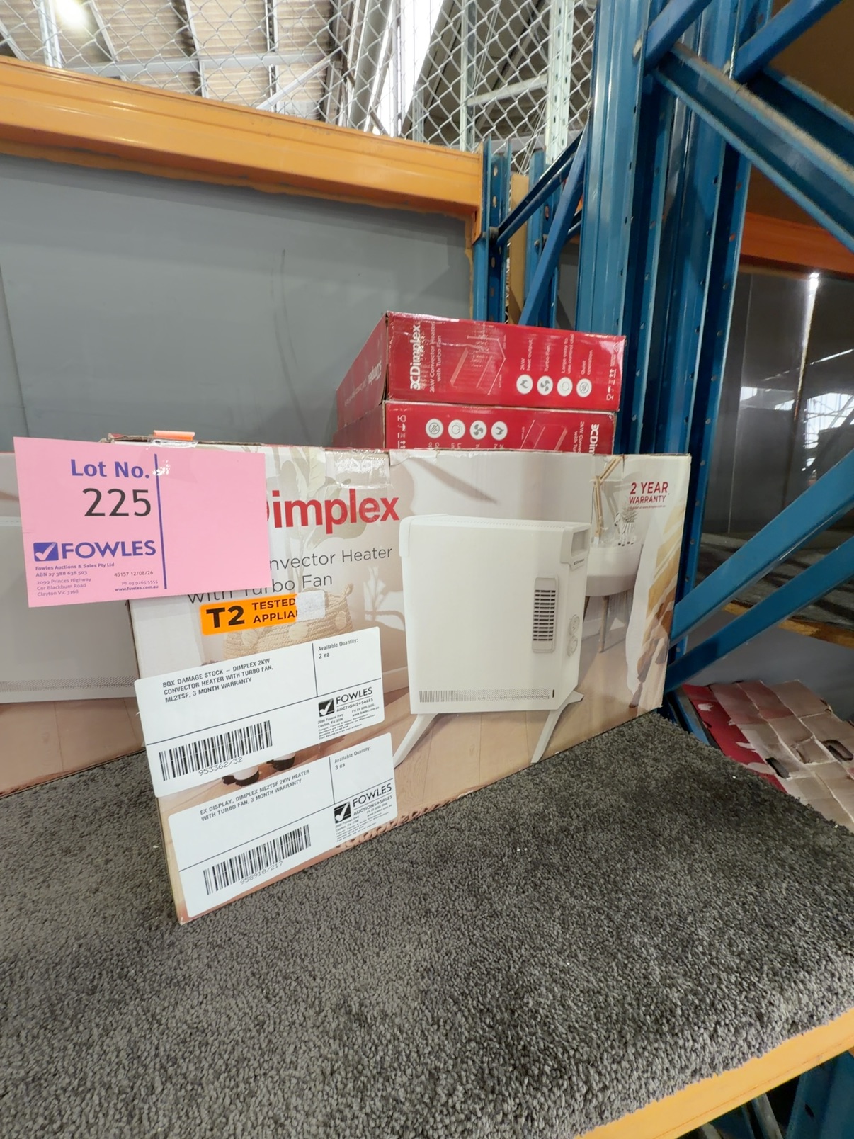 BOX DAMAGE STOCK - DIMPLEX 2KW CONVECTOR HEATER WITH TURBO FAN, ML2TSF, 3 MONTH WARRANTY BOX DAMAGE STOCK - DIMPLEX 2KW CONVECTOR HEATER WITH TURBO FAN, ML2TSF, 3 MONTH WARRANTY