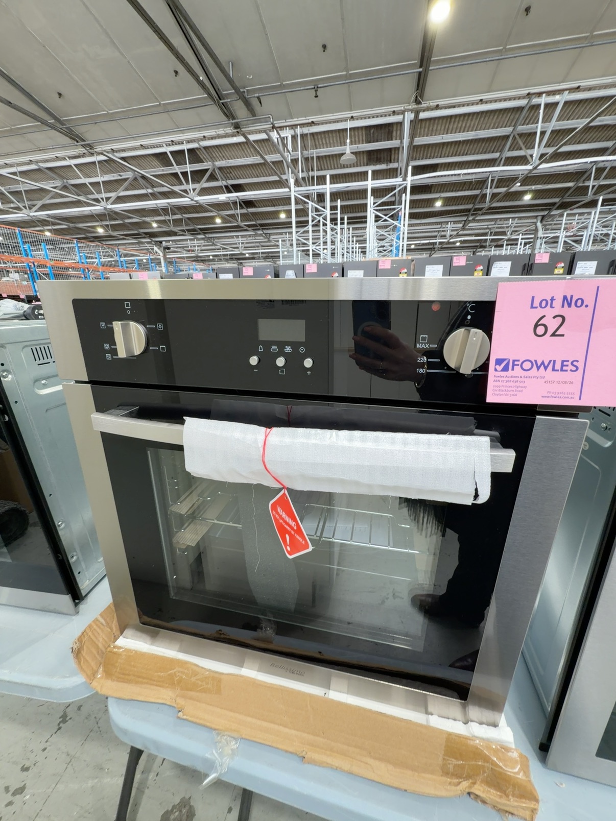 EX DISPLAY TECHNIKA OVEN TB60FDTSS, 5 FUNCTION WITH 3 MONTH WARRANTY EX DISPLAY TECHNIKA OVEN TB60FDTSS, 5 FUNCTION WITH 3 MONTH WARRANTY