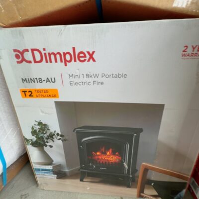 EX DISPLAY, DIMPLEX MINI 1.8KW ELECTRIC FIRE, MINI18-AU, 3 MONTH WARRANTY EX DISPLAY, DIMPLEX MINI 1.8KW ELECTRIC FIRE, MINI18-AU, 3 MONTH WARRANTY