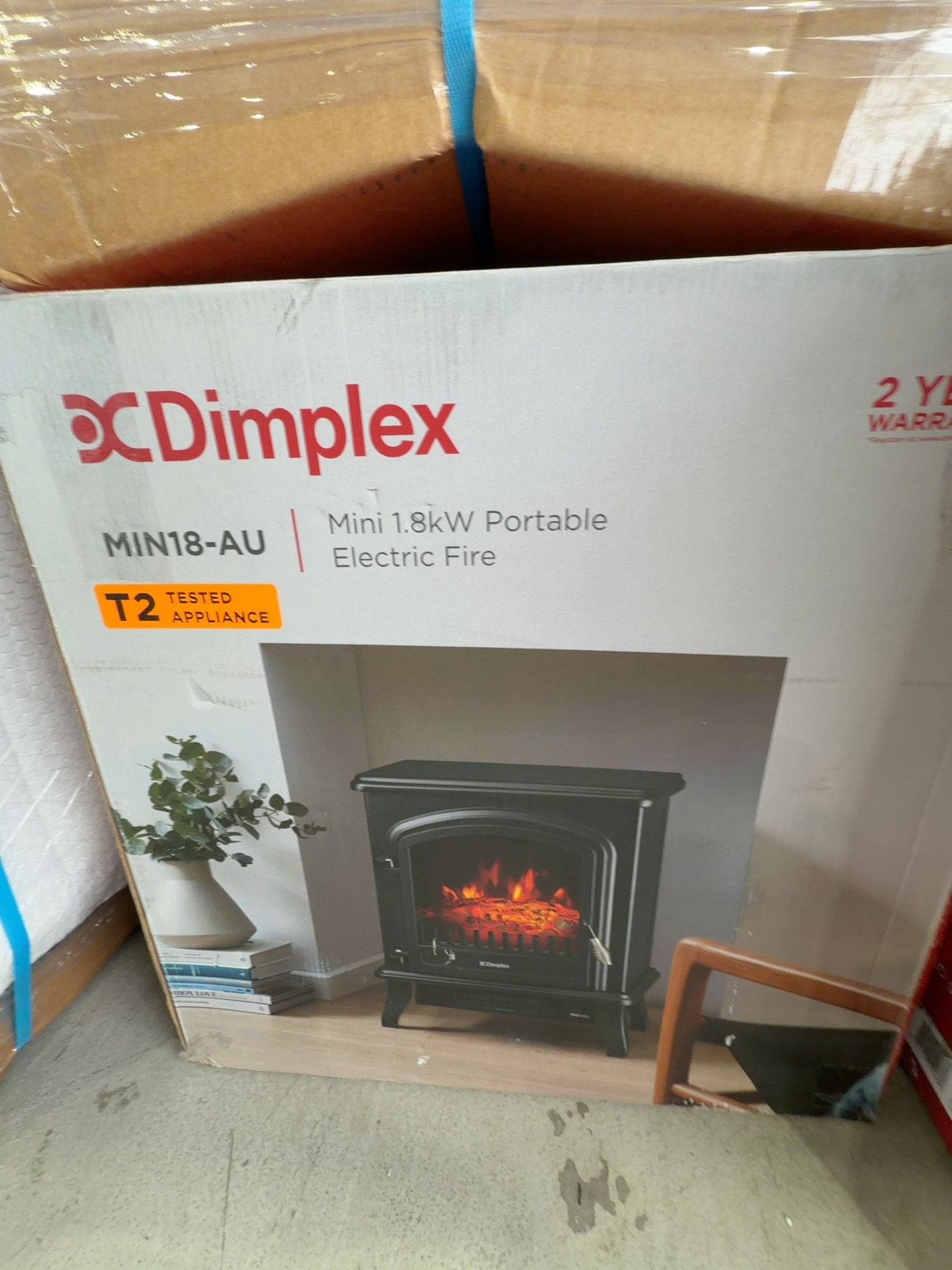 EX DISPLAY, DIMPLEX MINI 1.8KW ELECTRIC FIRE, MINI18-AU, 3 MONTH WARRANTY EX DISPLAY, DIMPLEX MINI 1.8KW ELECTRIC FIRE, MINI18-AU, 3 MONTH WARRANTY