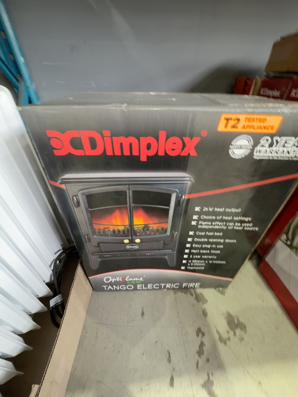 EX DISPLAY DIMPLEX TANGO 2KW STOVE HEATER, WITH 3 MONTH WARRANTY EX DISPLAY DIMPLEX TANGO 2KW STOVE HEATER, WITH 3 MONTH WARRANTY
