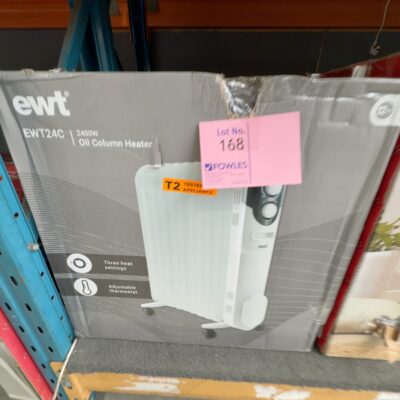EX DISPLAY, EWT 2.4KW OIL COLUMN HEATER EWT24C, 3 MONTH WARRANTY EX DISPLAY, EWT 2.4KW OIL COLUMN HEATER EWT24C, 3 MONTH WARRANTY