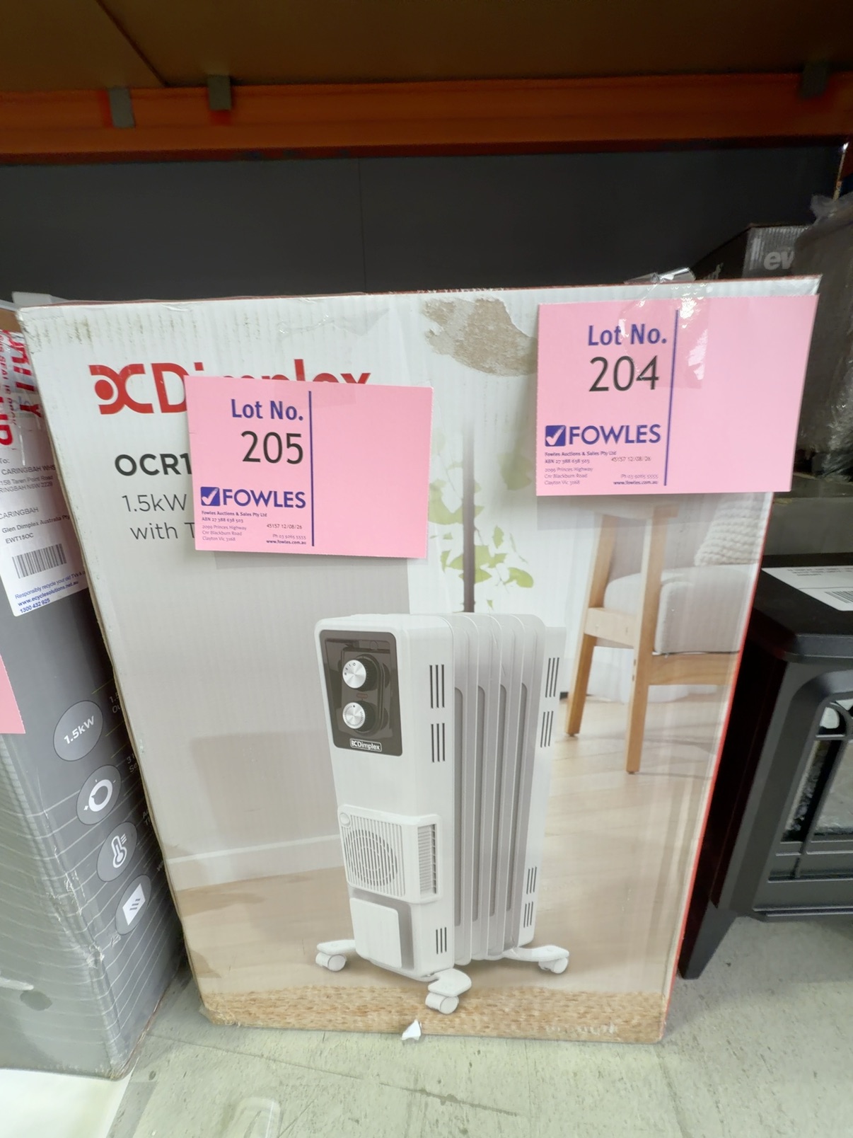 EX DISPLAY, DIMPLEX 1.5KW OIL COLUMN HEATER OFRC15FA, 3 MONTH WARRANTY EX DISPLAY, DIMPLEX 1.5KW OIL COLUMN HEATER OFRC15FA, 3 MONTH WARRANTY