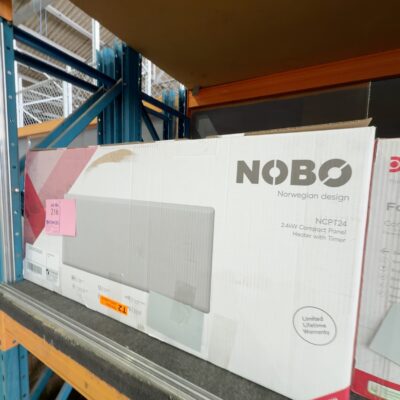 EX DISPLAY, NOBO PANEL HEATER NCPT24, 2.4KW WITH TIMER, 3 MONTH WARRANTY EX DISPLAY, NOBO PANEL HEATER NCPT24, 2.4KW WITH TIMER, 3 MONTH WARRANTY