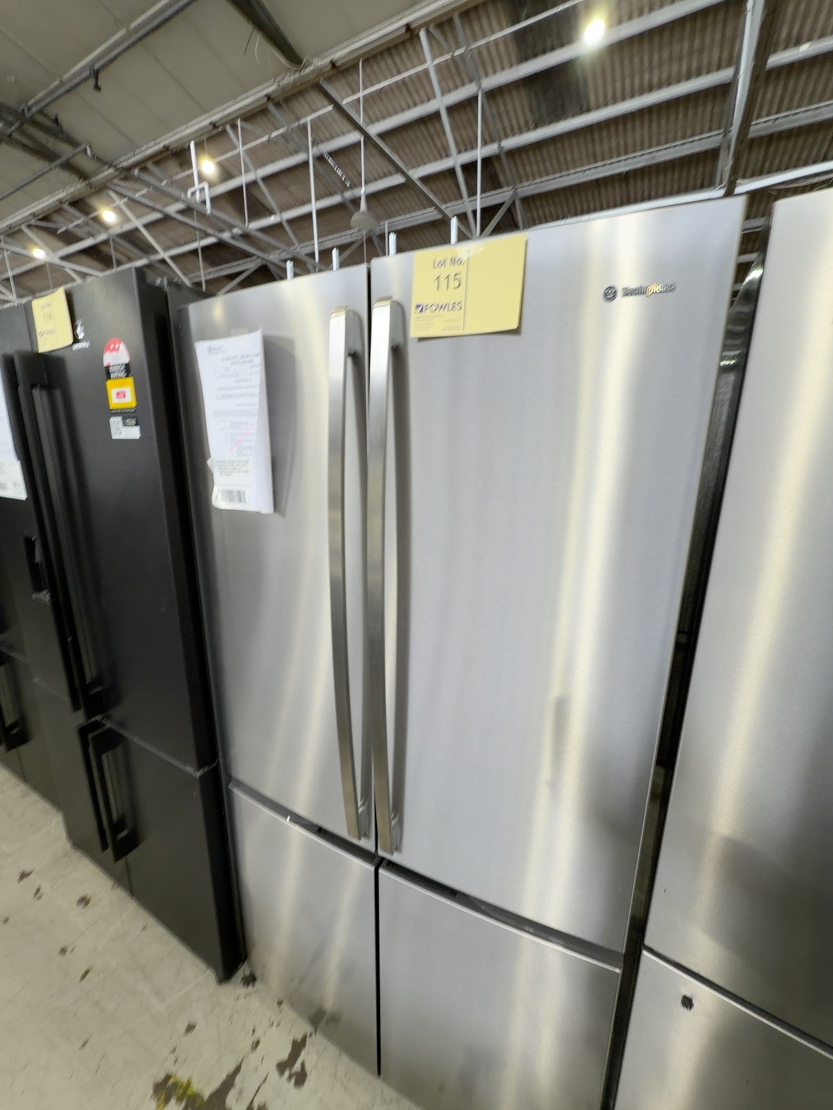 WESTINGHOUSE WQE6000SB S/STEEL FRENCH DOOR FRIDGE WITH DOULE DOOR FREEZER, 896MM WIDE TO FIT 900MM CAVITY, FINGERPRINT RESISTANT, LARGE INTERIOR, 12 MONTH WARRANTY WESTINGHOUSE WQE6000SB S/STEEL FRENCH DOOR FRIDGE WITH DOULE DOOR FREEZER, 896MM WIDE TO FIT 900MM CAVITY, FINGERPRINT RESISTANT, LARGE INTERIOR, 12 MONTH WARRANTY