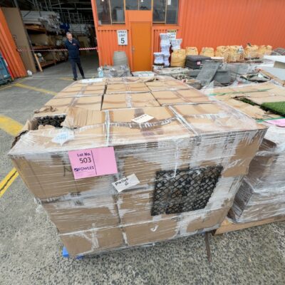 PALLET OF DECKING TILES, 300 X 300MM, 36 BOXES, 32PCS PER BOX, APPROX 1158PCS PALLET OF DECKING TILES, 300 X 300MM, 36 BOXES, 32PCS PER BOX, APPROX 1158PCS