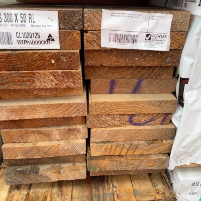 300X50 PINE MERCH R/SAWN 22/3.6 (THIS PACK IS AGED STOCK AND SOLD AS IS) 300X50 PINE MERCH R/SAWN 22/3.6 (THIS PACK IS AGED STOCK AND SOLD AS IS)