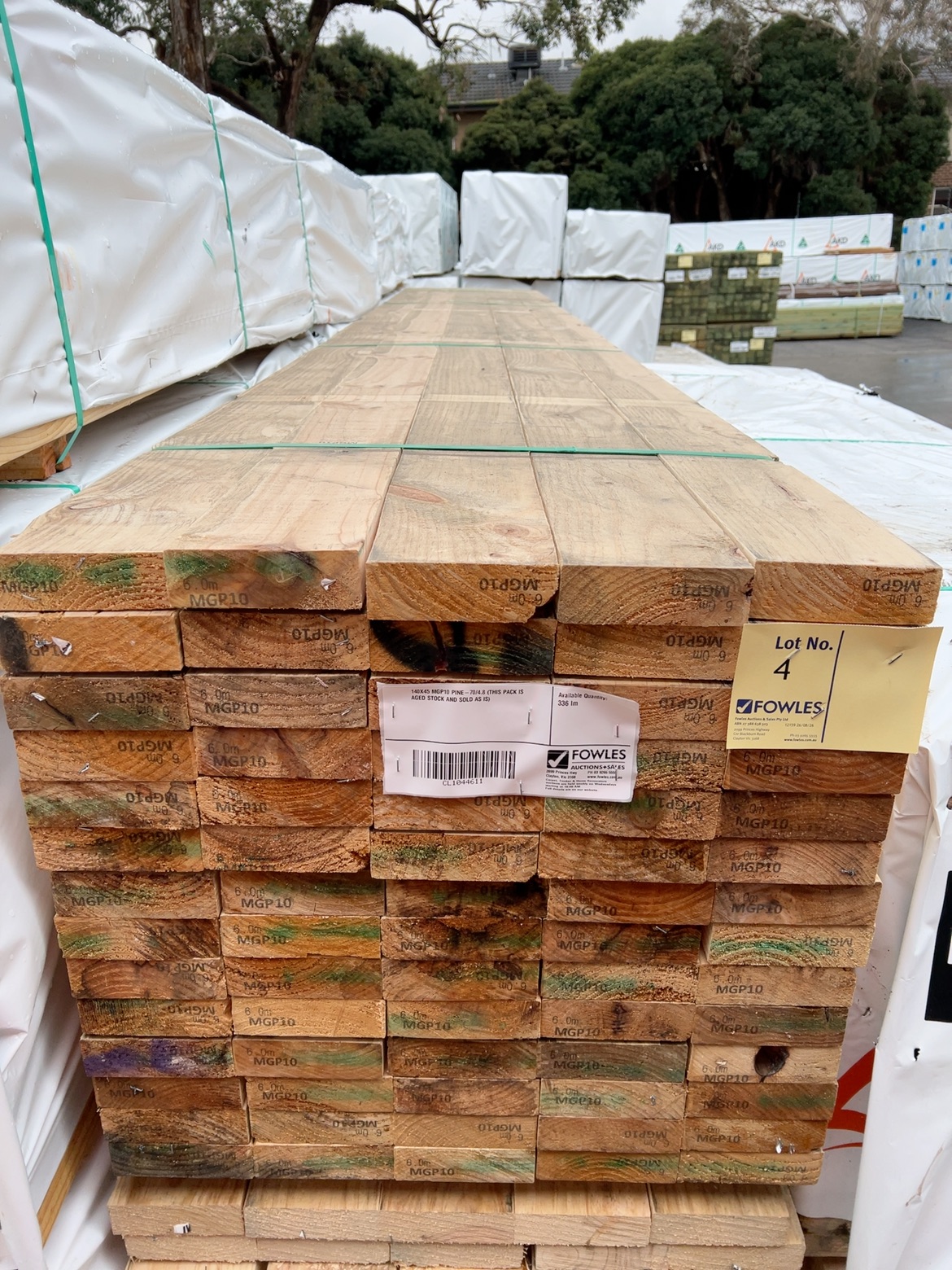 140X45 MGP10 PINE-70/4.8 (THIS PACK IS AGED STOCK AND SOLD AS IS) 140X45 MGP10 PINE-70/4.8 (THIS PACK IS AGED STOCK AND SOLD AS IS)