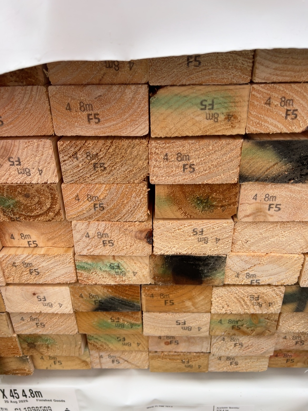 90X45 F5 PINE 112/4.8 90X45 F5 PINE 112/4.8