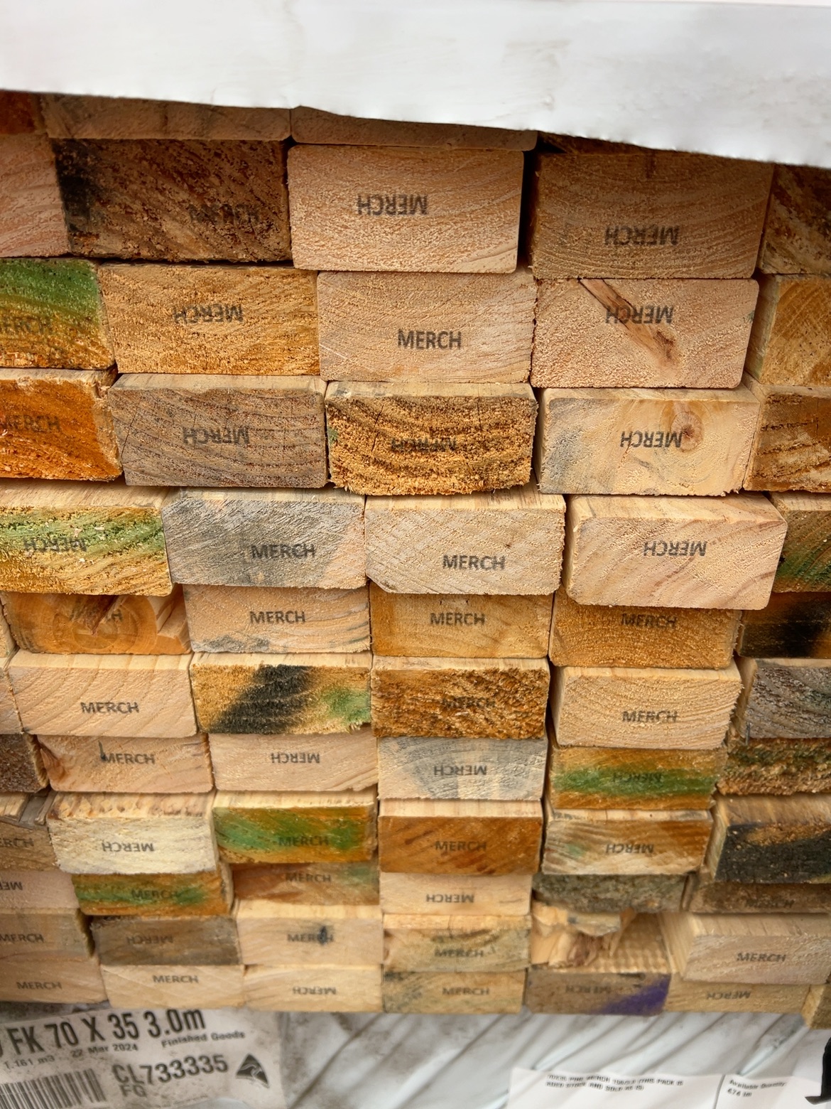 70X35 PINE MERCH 158/3.0 (THIS PACK IS AGED STOCK AND SOLD AS IS) 70X35 PINE MERCH 158/3.0 (THIS PACK IS AGED STOCK AND SOLD AS IS)