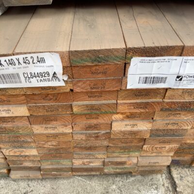 140X45 E3 MGP10 TREATED PINE-70/2.4 (THIS PACK IS AGED STOCK AND SOLD AS IS) 140X45 E3 MGP10 TREATED PINE-70/2.4 (THIS PACK IS AGED STOCK AND SOLD AS IS)