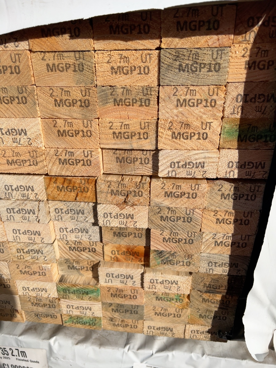 70X35 MGP10 PINE-180/2.7 (THIS PACK IS AGED STOCK AND SOLD AS IS) 70X35 MGP10 PINE-180/2.7 (THIS PACK IS AGED STOCK AND SOLD AS IS)
