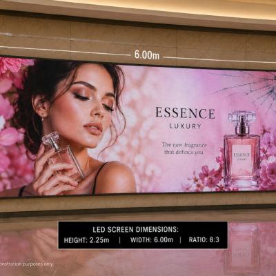 INSURANCE SALVAGE - GIANT COMMERCIAL LED VIDEO WALL PACKAGE APPROX. 6.0M X 2.52M (15.12SQM). INCLUDES MODULAR LED PANELS, 8-SECTION METAL FRAME, INTERNAL WIRING, POWER SUPPLIES & CABLING. REPORTED REPLACEMENT VALUE APPROX. $150,000-$200,000. THREE FRAME SECTIONS REPORTED DAMAGED; LED MODULE DAMAGE NOT VERIFIED. ORIGINAL CONTROLLER NOT SUPPLIED. UNTESTED / UNCOMMISSIONED - SOLD AS IS - INSPECTION STRONGLY RECOMMENDED.