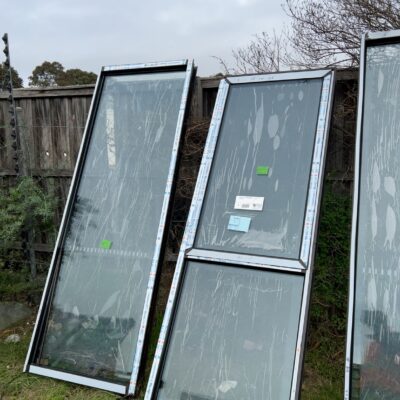 2600X1800 AWNING ALUMINIUM WINDOW (NO TIMBER REVEALS)- (2 PANELS 2600X900 1X FIX 1 X AWN) 2600X1800 AWNING ALUMINIUM WINDOW (NO TIMBER REVEALS)- (2 PANELS 2600X900 1X FIX 1 X AWN)
