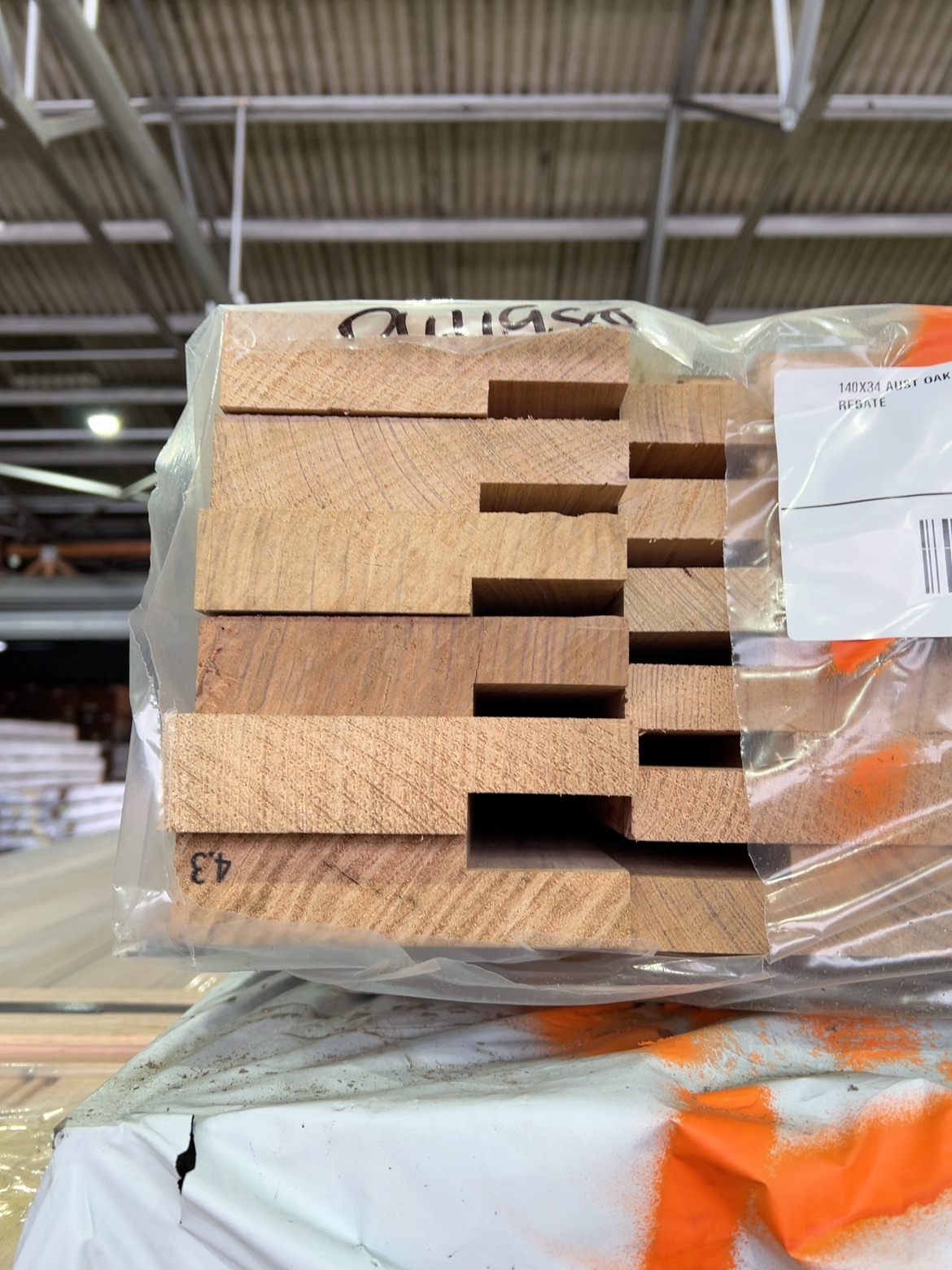 140X34 AUST OAK UTE DAR KD HARDWOOD WITH 50X12 REBATE 140X34 AUST OAK UTE DAR KD HARDWOOD WITH 50X12 REBATE