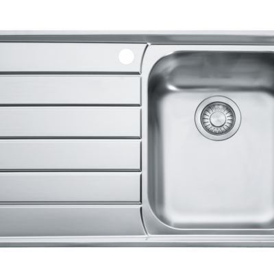 NEW FRANKE N PX611 LHD, SINGLE BOWL SINK WITH LEFT HAND DRAINER, WITH FRANKE WASTES, 662 X 1 & 083 X 1 NEW FRANKE N PX611 LHD, SINGLE BOWL SINK WITH LEFT HAND DRAINER, WITH FRANKE WASTES, 662 X 1 & 083 X 1