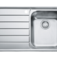 NEW FRANKE N PX611 LHD, SINGLE BOWL SINK WITH LEFT HAND DRAINER, WITH FRANKE WASTES, 662 X 1 & 083 X 1 NEW FRANKE N PX611 LHD, SINGLE BOWL SINK WITH LEFT HAND DRAINER, WITH FRANKE WASTES, 662 X 1 & 083 X 1