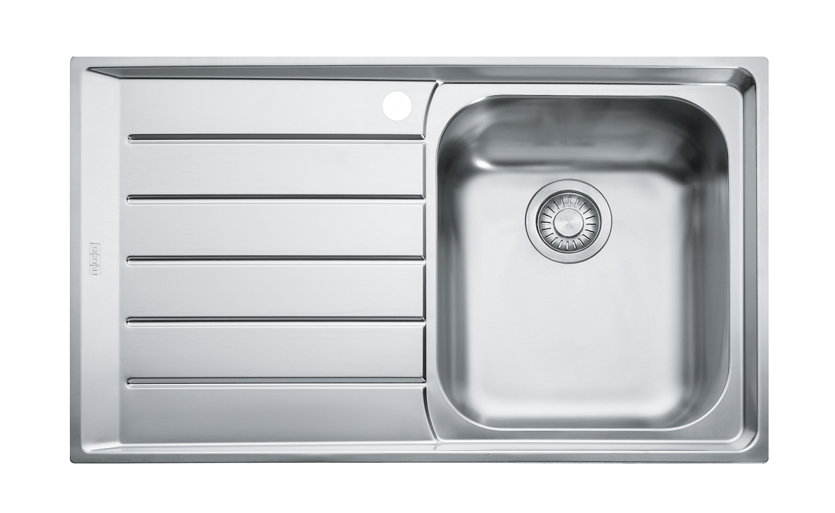 NEW FRANKE N PX611 LHD, SINGLE BOWL SINK WITH LEFT HAND DRAINER, WITH FRANKE WASTES, 662 X 1 & 083 X 1 NEW FRANKE N PX611 LHD, SINGLE BOWL SINK WITH LEFT HAND DRAINER, WITH FRANKE WASTES, 662 X 1 & 083 X 1