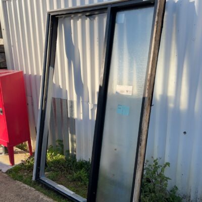 2420X1610 ALUMINIUM DOOR FRAME WITH GLAZED SIDELIGHT 2420X1610 ALUMINIUM DOOR FRAME WITH GLAZED SIDELIGHT