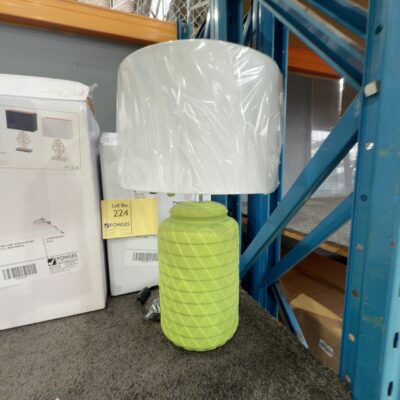 NEW HESHI GREEN CERAMIC TABLE LAMP, HESHI TL-GNWH NEW HESHI GREEN CERAMIC TABLE LAMP, HESHI TL-GNWH